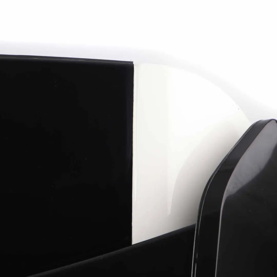 Boot Tailgate Spoiler Calcite White - 650 Black Decals to Mercedes W176 with Part number A1767900100 Mercedes W176 Boot Tailgate Spoiler Calcite White - 650 Black Decals - SKU A1767900100-CW - Part number A1767900100