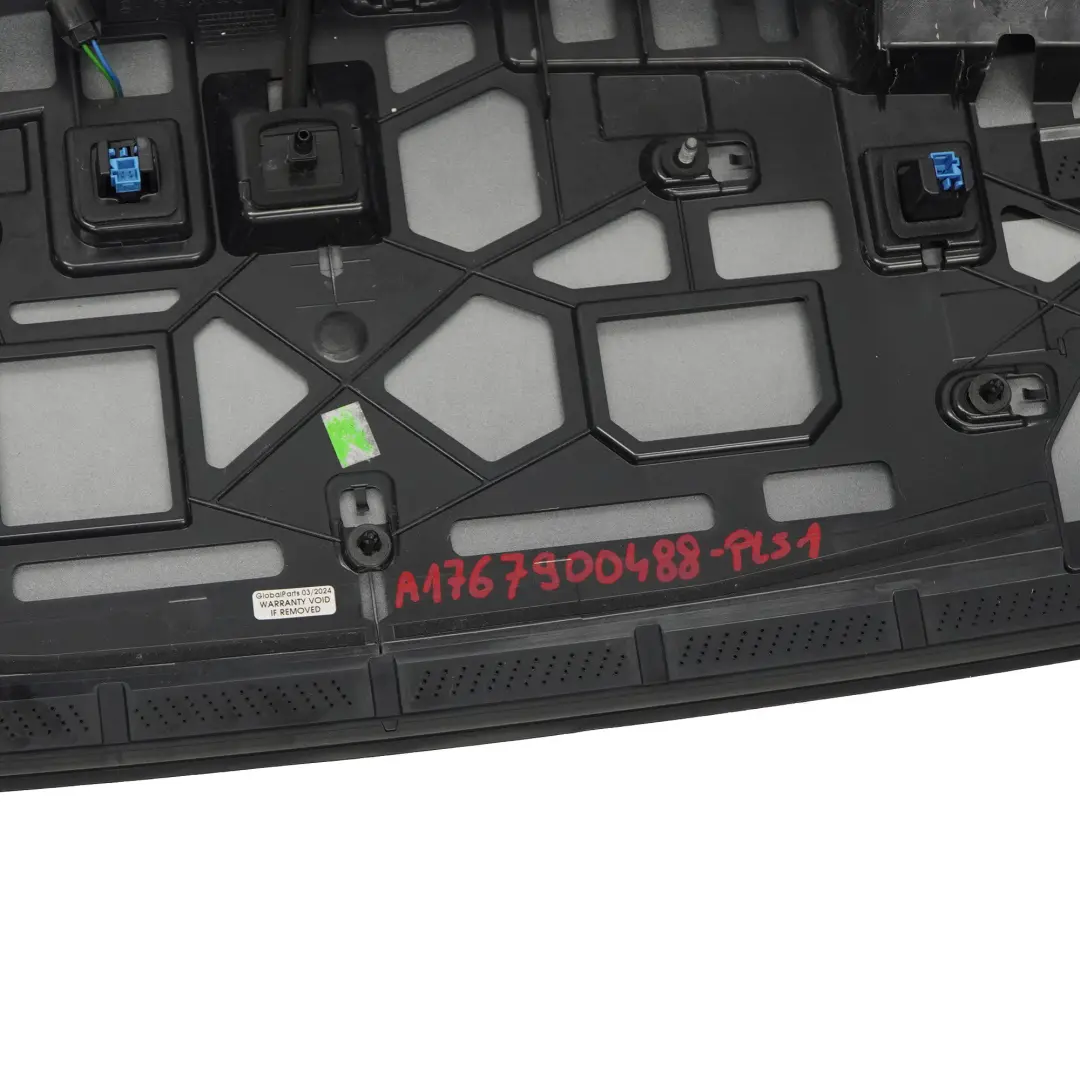 Kofferraum Heckklappe Spoilerplatte Polarsilber Metallic - 761 für Mercedes W176 mit Teilenummer A1767900488 Mercedes W176 Kofferraum Heckklappe Spoilerplatte Polarsilber Metallic - 761 - SKU A1767900488-PLS1 - Teilenummer A1767900488