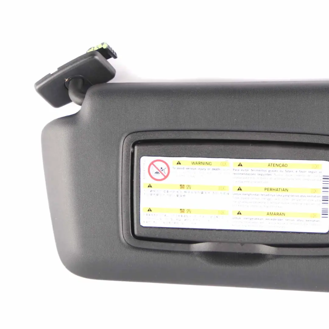 Sun Visor Mercedes W176 Cover Left N/S Trim Panel Black to with Part number A1768100010 Sun Visor Mercedes W176 Cover Left N/S Trim Panel Black - SKU A1768100010 - Part number A1768100010