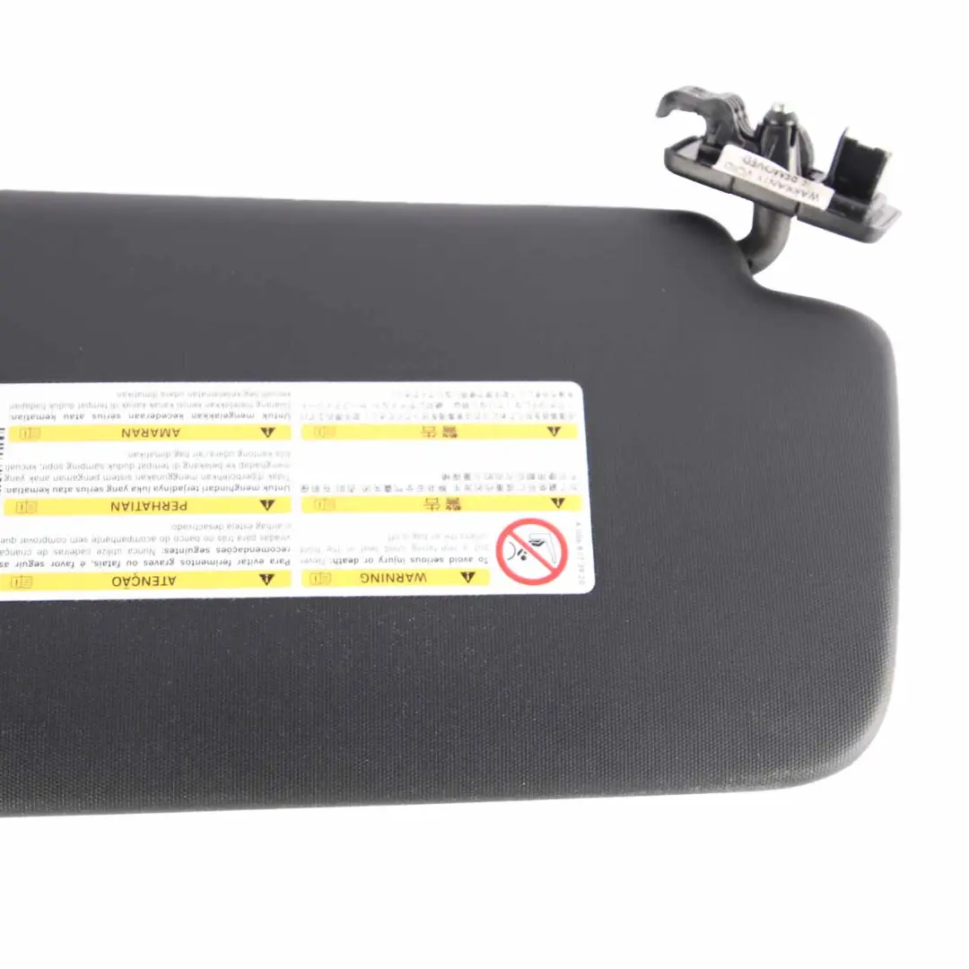 Sun Visor Mercedes W176 Cover Left N/S Trim Panel Black to with Part number A1768100010 Sun Visor Mercedes W176 Cover Left N/S Trim Panel Black - SKU A1768100010 - Part number A1768100010