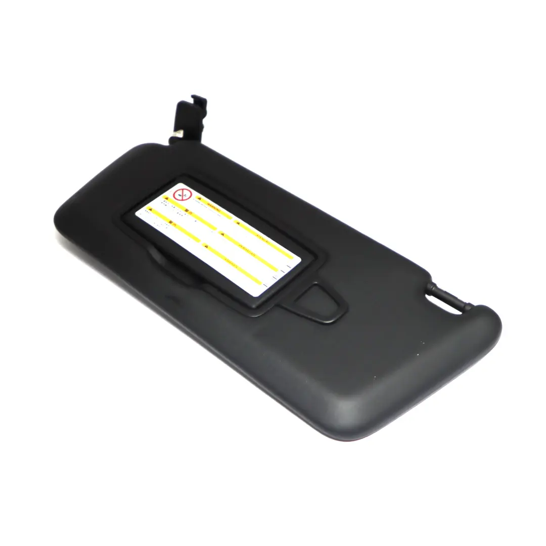  Pare-soleil Mercedes W176 Couvercle gauche Panneau de garniture Noir - SKU A1768100110 - Numéro de pièce A1768100110