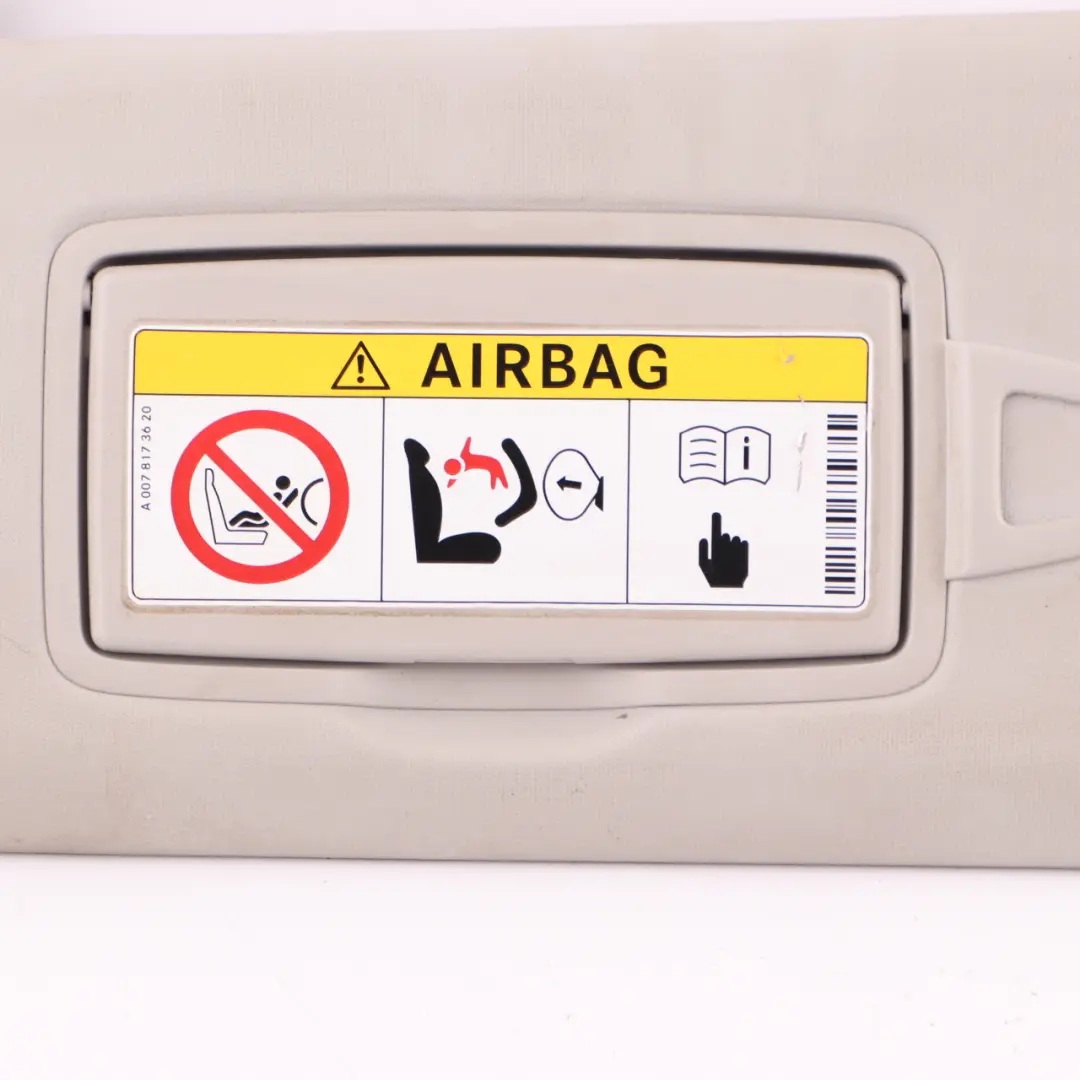 Sun Visor Mercedes W156 W176 Mirror Panel Sunvisor Left N/S Grey to with Part number A1768101500 Sun Visor Mercedes W156 W176 Mirror Panel Sunvisor Left N/S Grey - SKU A1768101500-2 - Part number A1768101500