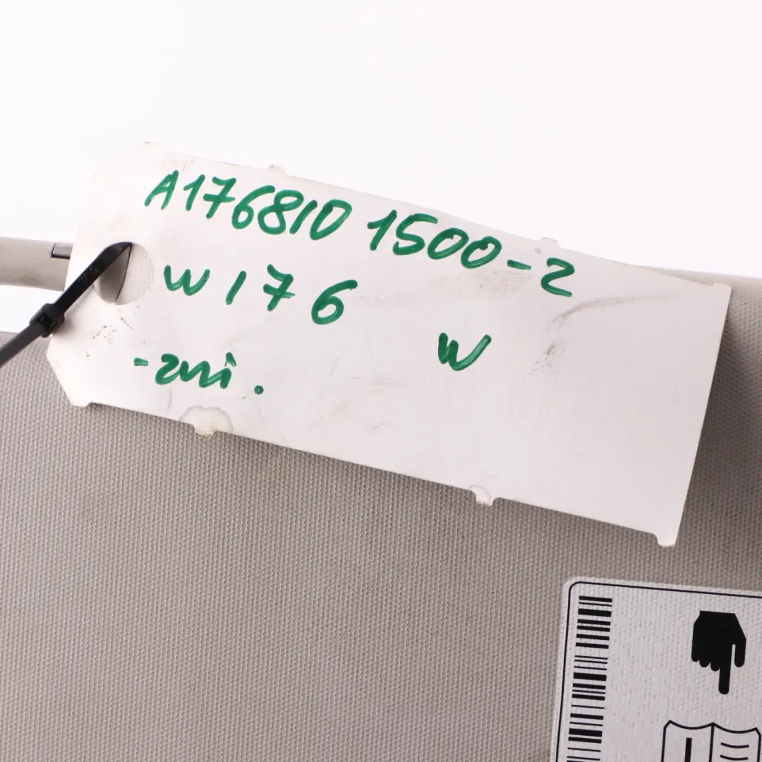  Sun Visor Mercedes W156 W176 Mirror Panel Sunvisor Left N/S Grey - SKU A1768101500-2 - Part number A1768101500