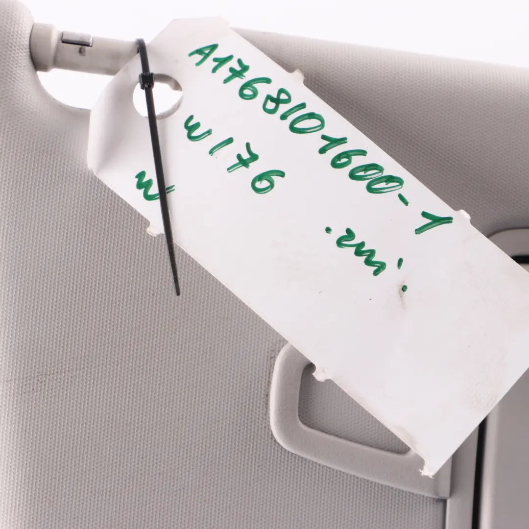  Sun Visor Mercedes W156 W176 Mirror Panel Sunvisor Right O/S Grey - SKU A1768101600-1 - Part number A1768101600