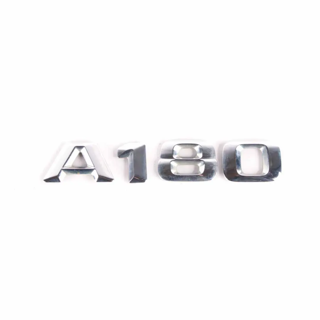 Trunk Tailgate Adhered Emblem Lettering A180 to Mercedes W176 Rear with Part number A1768170515 Mercedes W176 Rear Trunk Tailgate Adhered Emblem Lettering A180 - SKU A1768170515 - Part number A1768170515