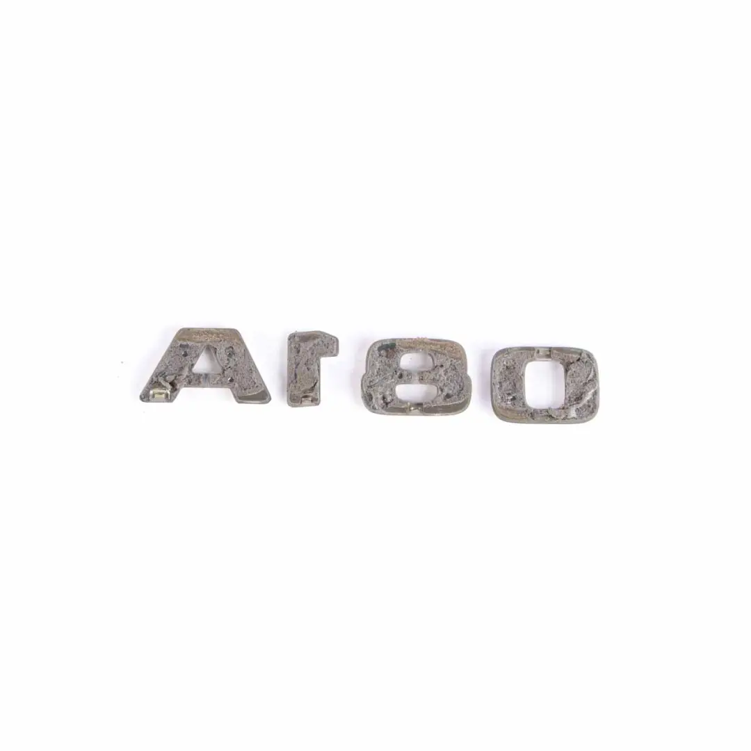 Trunk Tailgate Adhered Emblem Lettering A180 to Mercedes W176 Rear with Part number A1768170515 Mercedes W176 Rear Trunk Tailgate Adhered Emblem Lettering A180 - SKU A1768170515 - Part number A1768170515