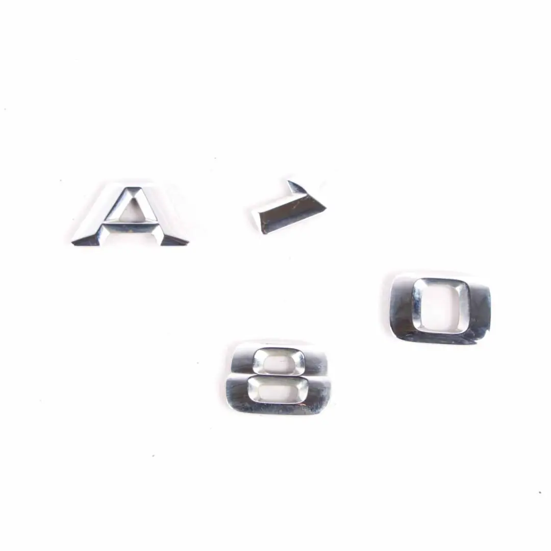 Trunk Tailgate Adhered Emblem Lettering A180 to Mercedes W176 Rear with Part number A1768170515 Mercedes W176 Rear Trunk Tailgate Adhered Emblem Lettering A180 - SKU A1768170515 - Part number A1768170515