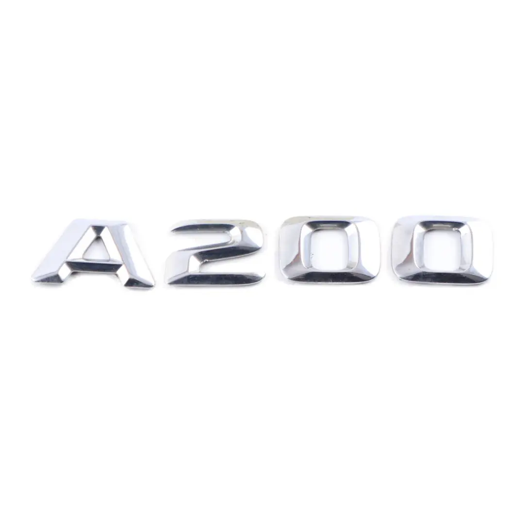 A200 Emblem Lettering Boot Trunk Lid Logo Badge Chrom to Mercedes W176 with Part number A1768170615 Mercedes W176 A200 Emblem Lettering Boot Trunk Lid Logo Badge Chrom - SKU A1768170615 - Part number A1768170615
