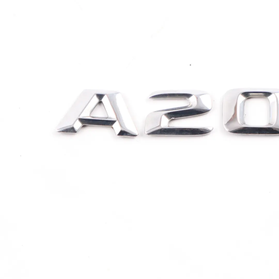 A200 Emblem Lettering Boot Trunk Lid Logo Badge Chrom to Mercedes W176 with Part number A1768170615 Mercedes W176 A200 Emblem Lettering Boot Trunk Lid Logo Badge Chrom - SKU A1768170615 - Part number A1768170615