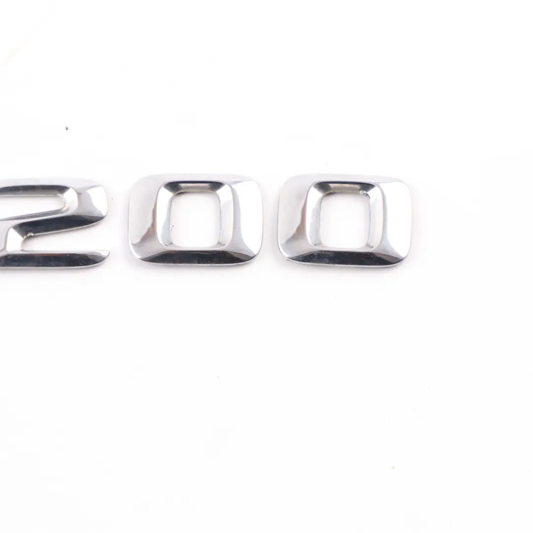 A200 Emblem Lettering Boot Trunk Lid Logo Badge Chrom to Mercedes W176 with Part number A1768170615 Mercedes W176 A200 Emblem Lettering Boot Trunk Lid Logo Badge Chrom - SKU A1768170615 - Part number A1768170615