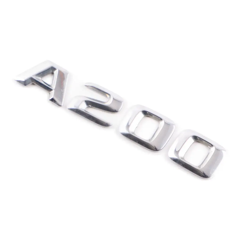 A200 Emblem Lettering Boot Trunk Lid Logo Badge Chrom to Mercedes W176 with Part number A1768170615 Mercedes W176 A200 Emblem Lettering Boot Trunk Lid Logo Badge Chrom - SKU A1768170615 - Part number A1768170615