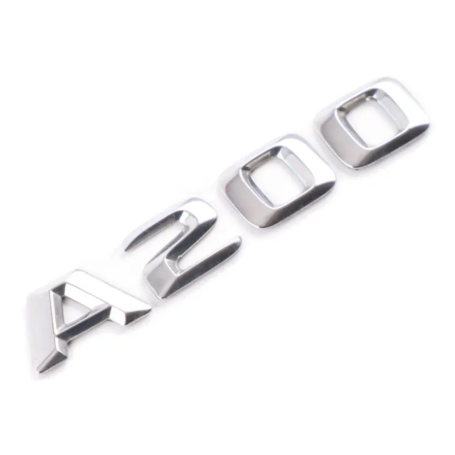 A200 Emblem Lettering Boot Trunk Lid Logo Badge Chrom to Mercedes W176 with Part number A1768170615 Mercedes W176 A200 Emblem Lettering Boot Trunk Lid Logo Badge Chrom - SKU A1768170615 - Part number A1768170615