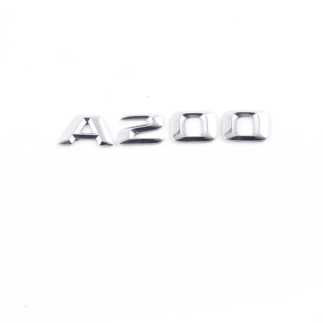 A200 Emblem Lettering Boot Trunk Lid Logo Badge Chrom to Mercedes W176 with Part number A1768170615 Mercedes W176 A200 Emblem Lettering Boot Trunk Lid Logo Badge Chrom - SKU A1768170615 - Part number A1768170615
