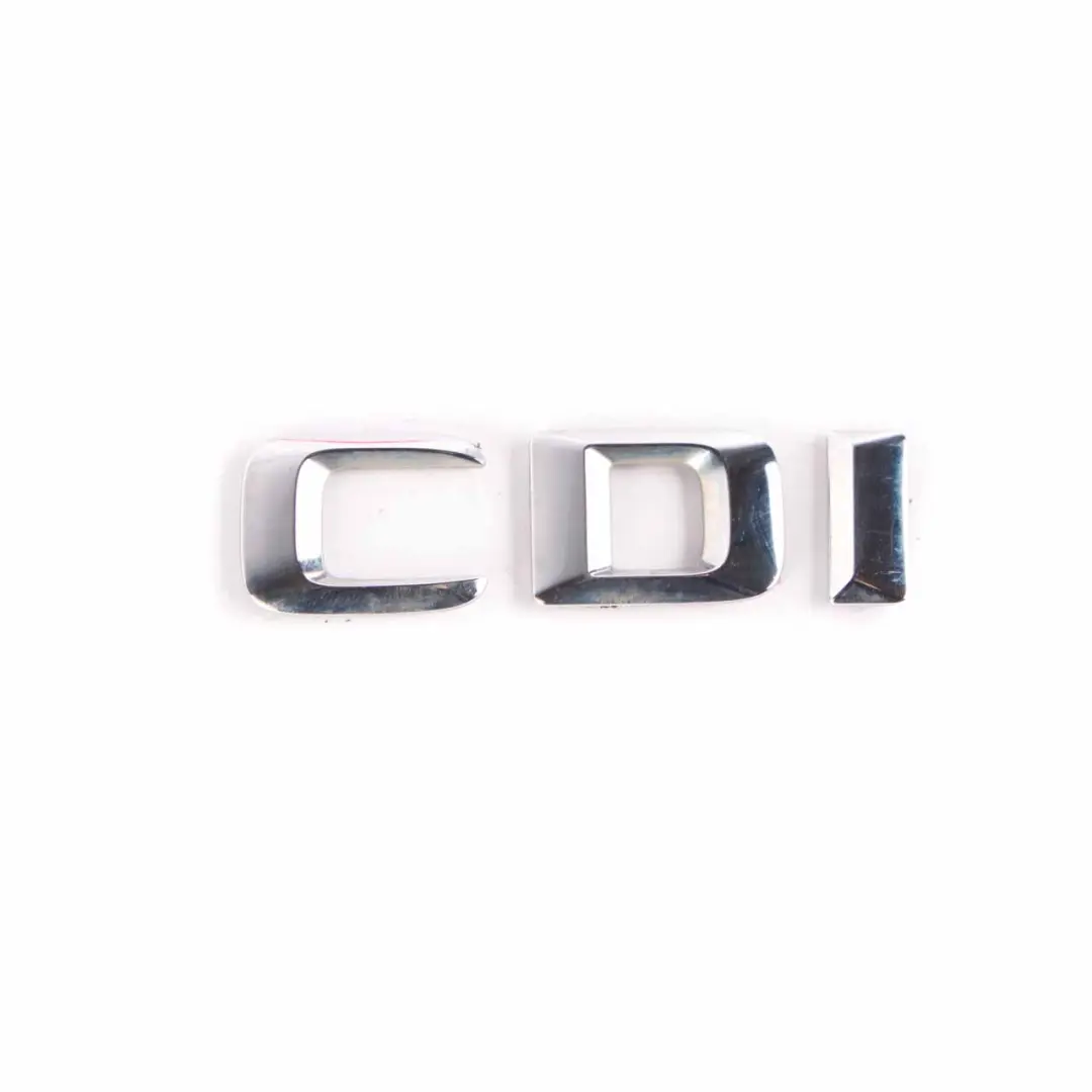 Boot Trunk Tailgate Adhered Emblem Lettering CDI to Mercedes W176 Rear with Part number A1768171015 Mercedes W176 Rear Boot Trunk Tailgate Adhered Emblem Lettering CDI - SKU A1768171015 - Part number A1768171015