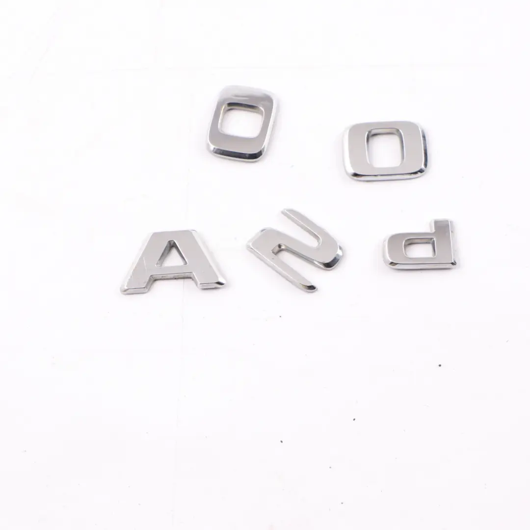 Lettering Emblem A200d Rear Boot Lid Tailgate Adhered to Mercedes W176 with Part number A1768172100 Mercedes W176 Lettering Emblem A200d Rear Boot Lid Tailgate Adhered - SKU A1768172100 - Part number A1768172100