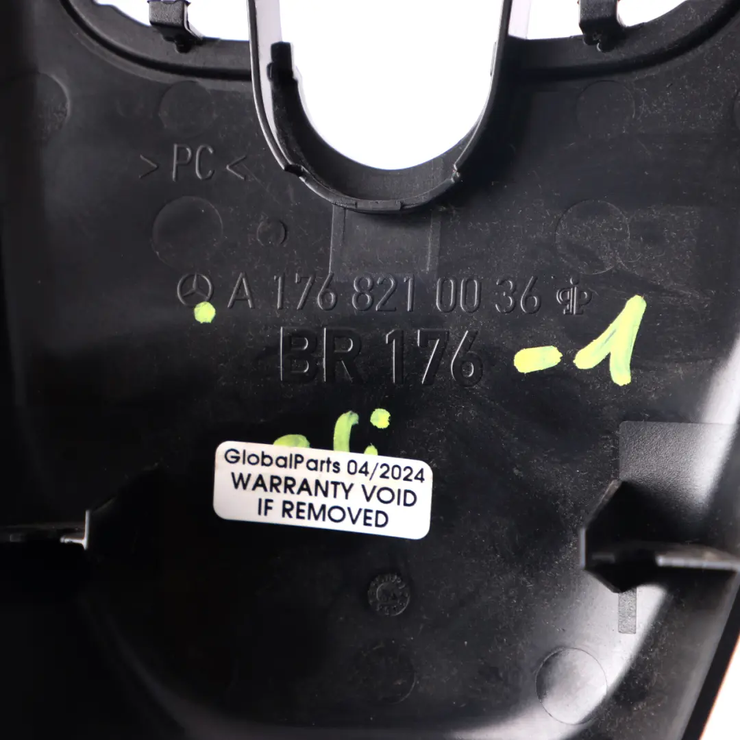 Mercedes W176 Interior Rear View Mirror Cover Trim - SKU A1768210036-1 - Part number A1768210036