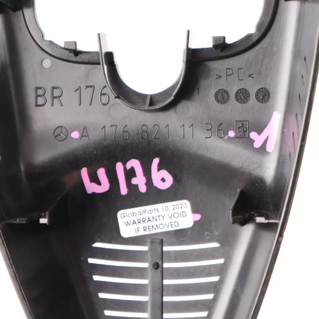 Mercedes W176 Rear View Mirror Rain Light Sensor Trim Panel Cover - SKU A1768211136-1 - Part number A1768211136