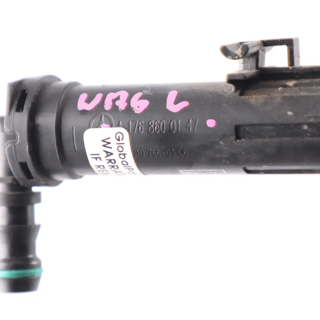 Headlamp Headlight Washer Jet Spray Nozzle Left N/S to Mercedes W176 with Part number A1768600147 Mercedes W176 Headlamp Headlight Washer Jet Spray Nozzle Left N/S - SKU A1768600147 - Part number A1768600147
