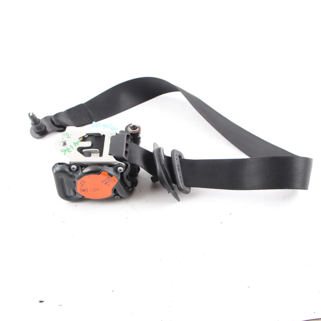 Mercedes W176 Cintura Anteriore Sinistra Nera A1768602185 - SKU A1768600185 - Numero di parte A1768600185