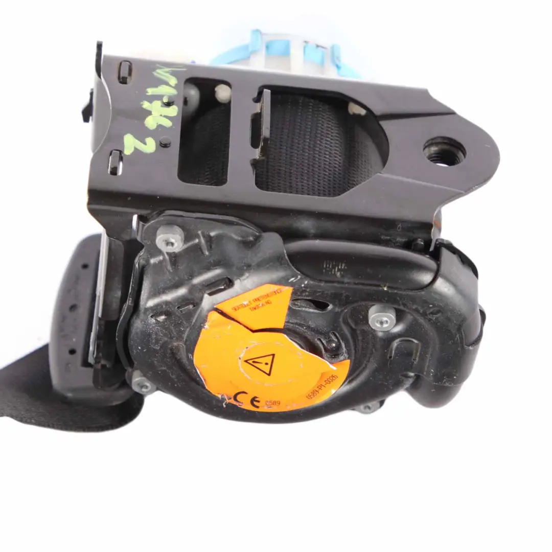 Mercedes W176 Cintura Sicurezza Superiore Posteriore Destra Nera - SKU A1768600585 - Numero di parte A1768600585