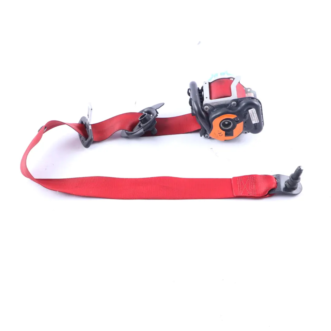 Belt Front Right O/S Safety Seatbelt Red to Mercedes W176 C117 Seat with Part number A1768602285 Mercedes W176 C117 Seat Belt Front Right O/S Safety Seatbelt Red - SKU A1768602285-1 - Part number A1768602285