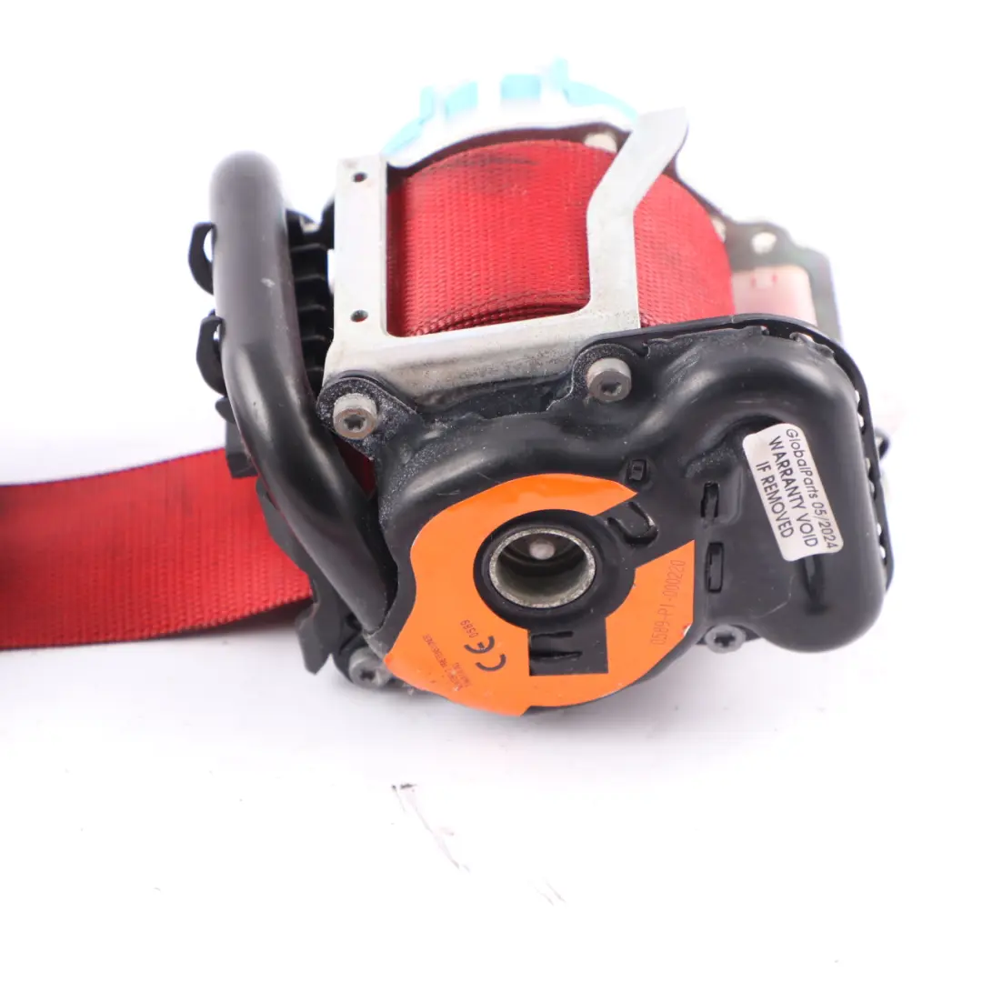 Belt Front Right O/S Safety Seatbelt Red to Mercedes W176 C117 Seat with Part number A1768602285 Mercedes W176 C117 Seat Belt Front Right O/S Safety Seatbelt Red - SKU A1768602285-1 - Part number A1768602285