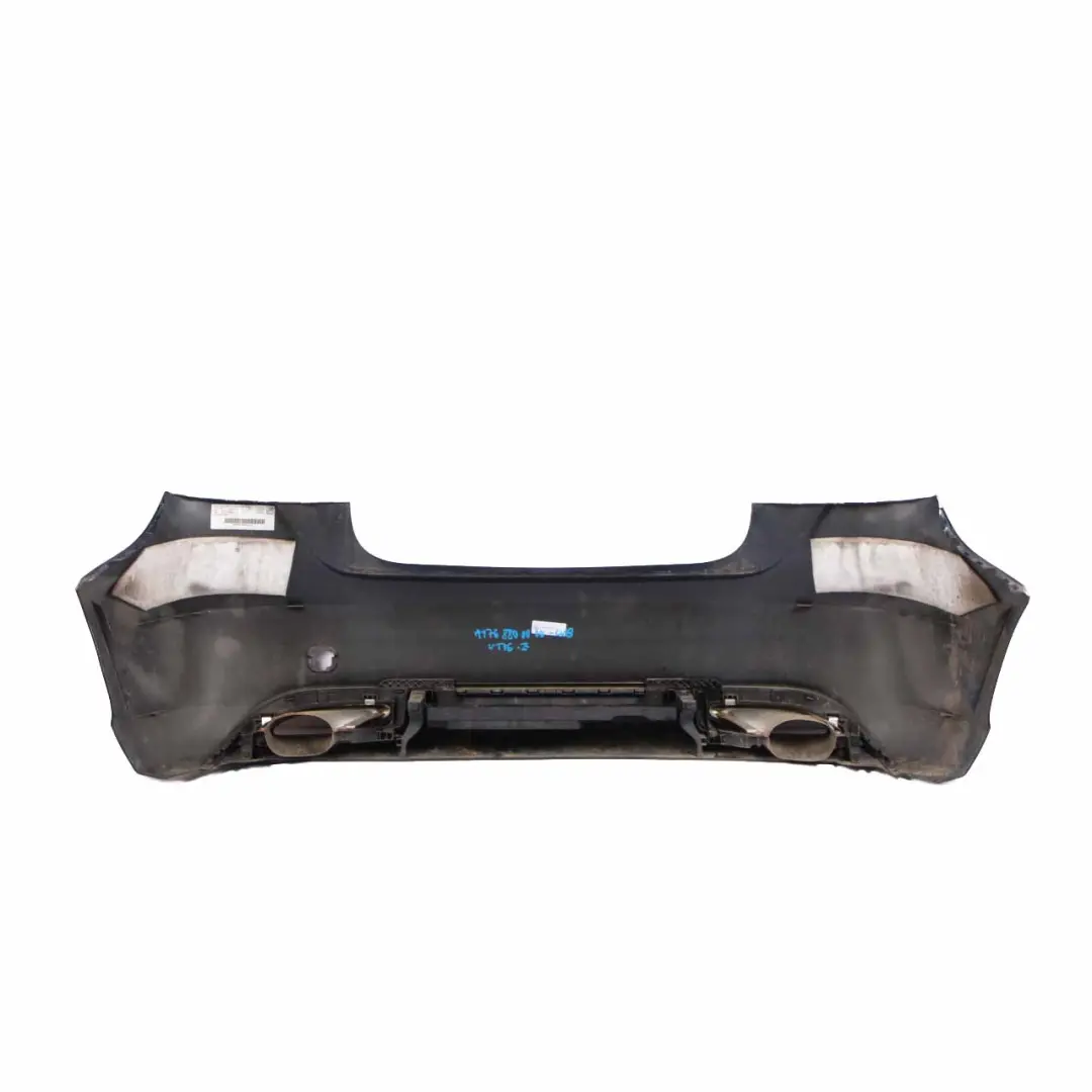 Bumper Rear Trim Panel Urban/Progressive Package Cavansite Blue to Mercedes W176 with Part number A1768800000 Mercedes W176 Bumper Rear Trim Panel Urban/Progressive Package Cavansite Blue - SKU A1768800000-CVB - Part number A1768800000