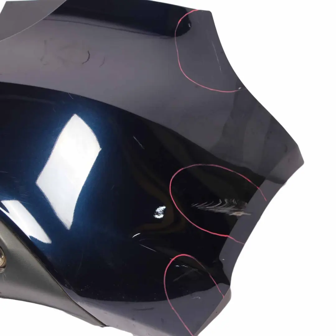 Bumper Rear Trim Panel Urban/Progressive Package Cavansite Blue to Mercedes W176 with Part number A1768800000 Mercedes W176 Bumper Rear Trim Panel Urban/Progressive Package Cavansite Blue - SKU A1768800000-CVB - Part number A1768800000