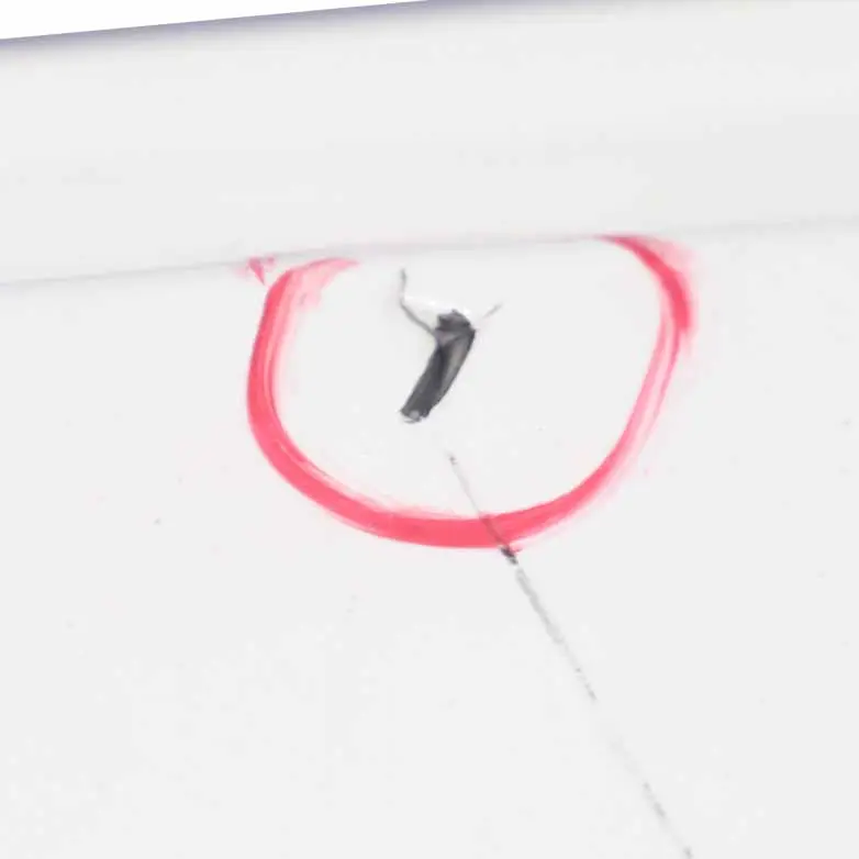 Mercedes W176 Bumper Rear Trim Panel Urban/Progressive Package Calcite White 650 - SKU A1768800000-CW - Part number A1768800000