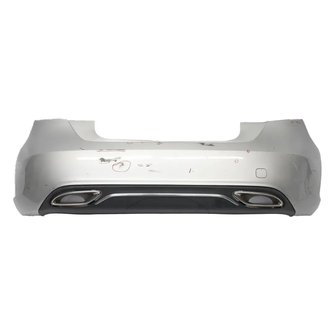 Bumper Rear Trim Panel Urban/Progressive Package Polar Silver 761 to Mercedes W176 with Part number A1768800000 Mercedes W176 Bumper Rear Trim Panel Urban/Progressive Package Polar Silver 761 - SKU A1768800000-PLS1 - Part number A1768800000