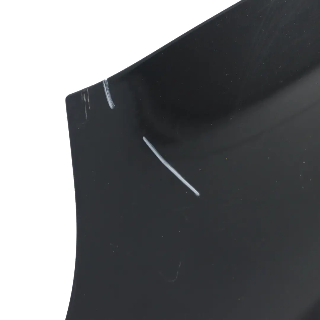 Bumper Rear Trim Panel Cover AMG Kosmos Cosmic Black Metallic 191 to Mercedes W176 with Part number A1768800001 Mercedes W176 Bumper Rear Trim Panel Cover AMG Kosmos Cosmic Black Metallic 191 - SKU A1768800001-KB2 - Part number A1768800001