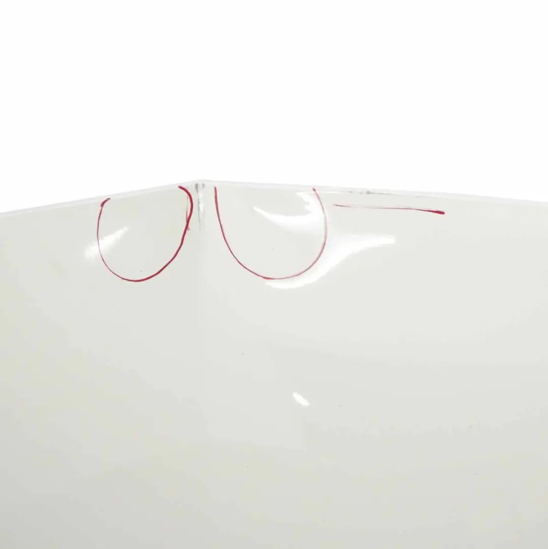 Mercedes W176 Maska Silnika Calcite White - 650 - SKU A1768800057-CW - Numer Części A1768800057