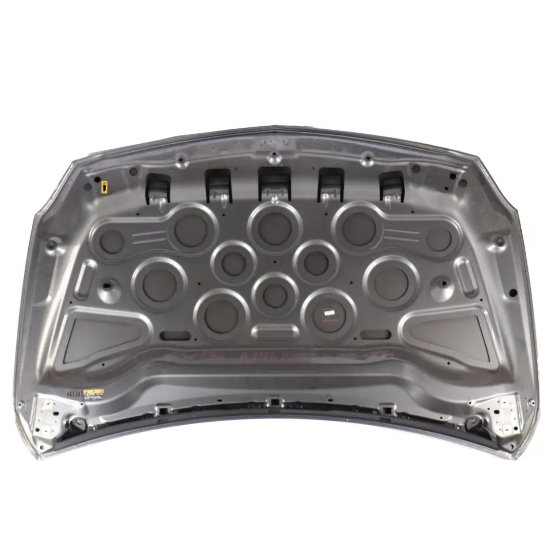 Hood Bonnet Trim Panel Cover Mountain Grey Metallic - 787 Mercedes W176 - SKU A1768800057-MG - Part number A1768800057