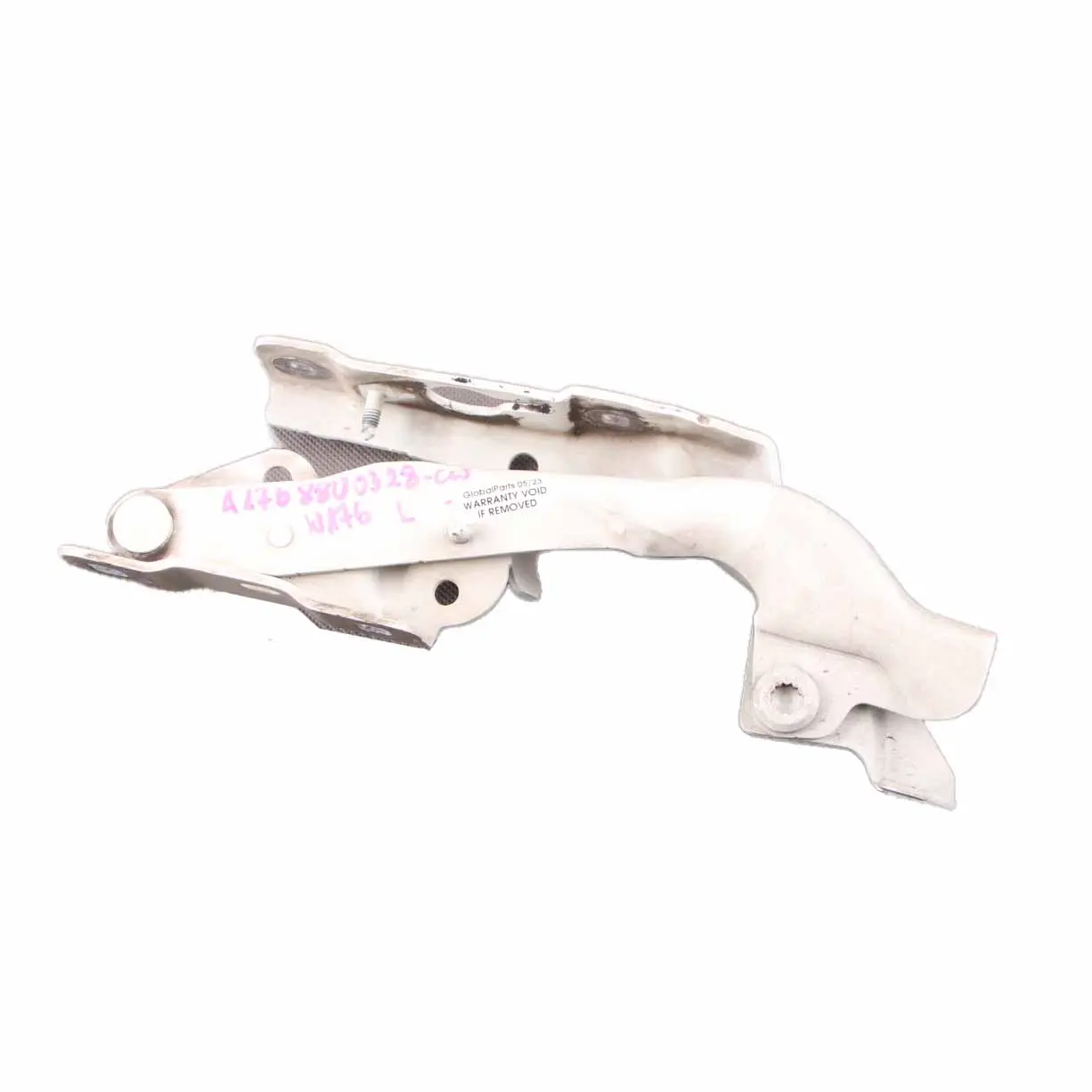 Mercedes W176 Motorhaube Scharnier Links Calcit Weiß A1768800328