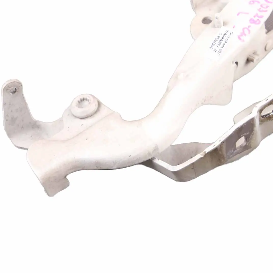 Hood Bonnet Hinge Left N/S Calcite White - 650 to Mercedes W176 with Part number A1768800328 Mercedes W176 Hood Bonnet Hinge Left N/S Calcite White - 650 - SKU A1768800328-CW - Part number A1768800328