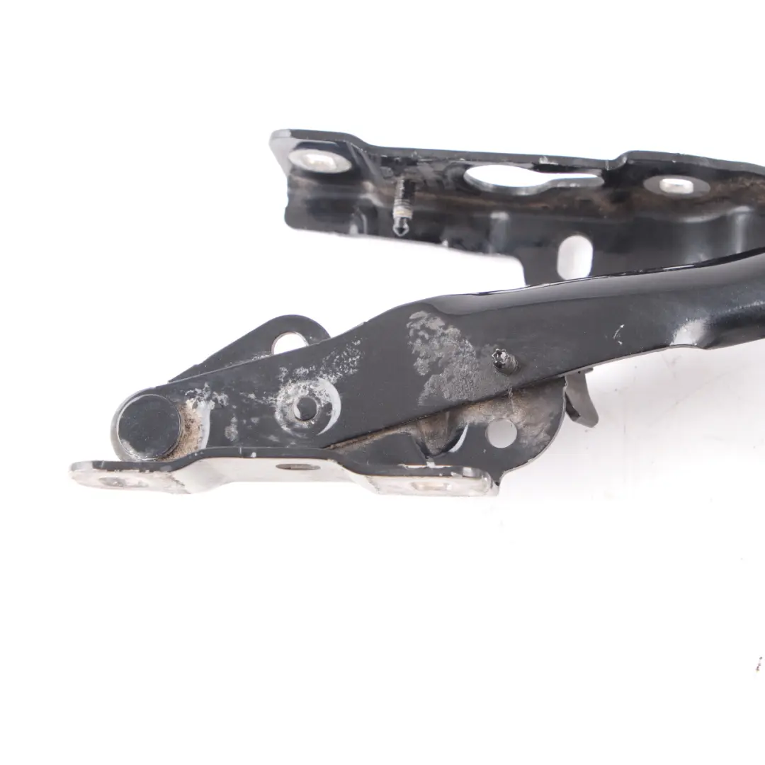 Hood Bonnet Hinge Left N/S Kosmos Black Metallic 191 to Mercedes W176 with Part number A1768800328 Mercedes W176 Hood Bonnet Hinge Left N/S Kosmos Black Metallic 191 - SKU A1768800328-KB - Part number A1768800328