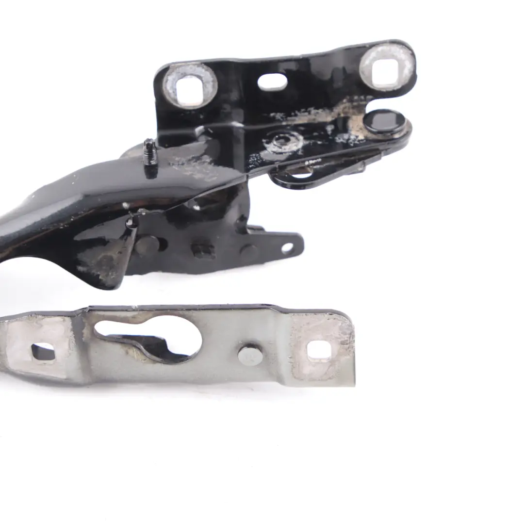 Hood Bonnet Hinge Left N/S Kosmos Black Metallic 191 to Mercedes W176 with Part number A1768800328 Mercedes W176 Hood Bonnet Hinge Left N/S Kosmos Black Metallic 191 - SKU A1768800328-KB - Part number A1768800328