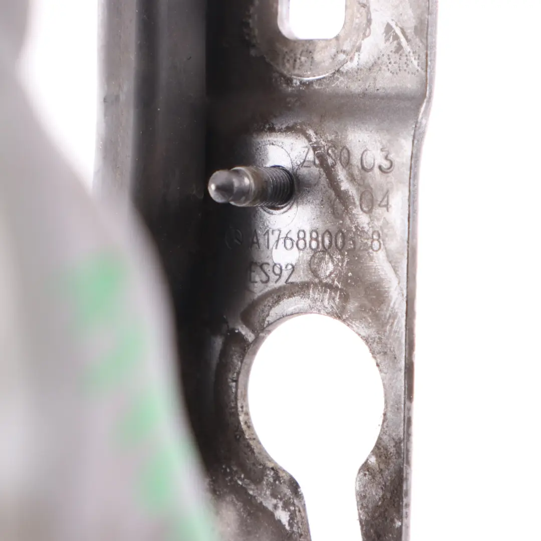 Hood Bonnet Hinge Front Left N/S Mountain Grey 787 to Mercedes W176 with Part number A1768800328 Mercedes W176 Hood Bonnet Hinge Front Left N/S Mountain Grey 787 - SKU A1768800328-MG - Part number A1768800328