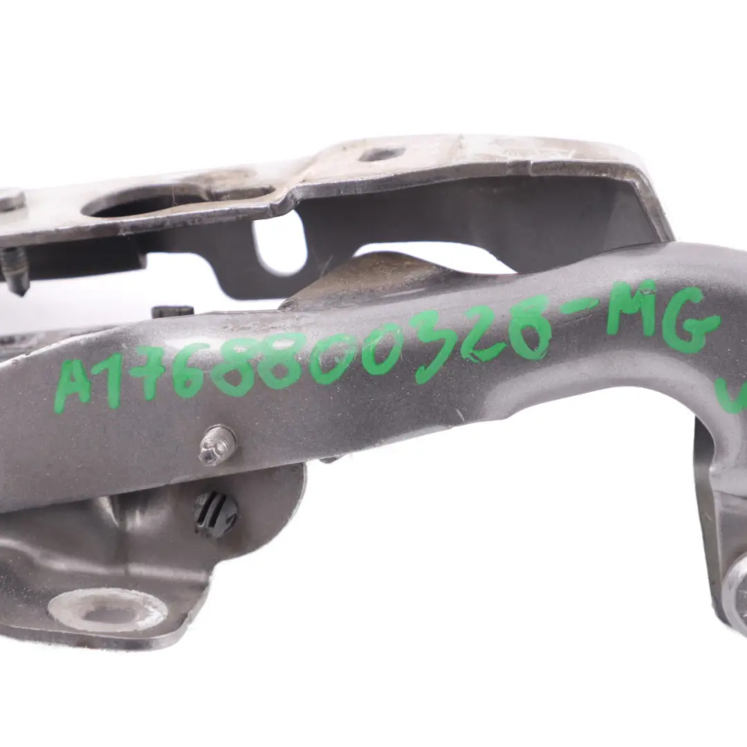Hood Bonnet Hinge Front Left N/S Mountain Grey 787 to Mercedes W176 with Part number A1768800328 Mercedes W176 Hood Bonnet Hinge Front Left N/S Mountain Grey 787 - SKU A1768800328-MG - Part number A1768800328