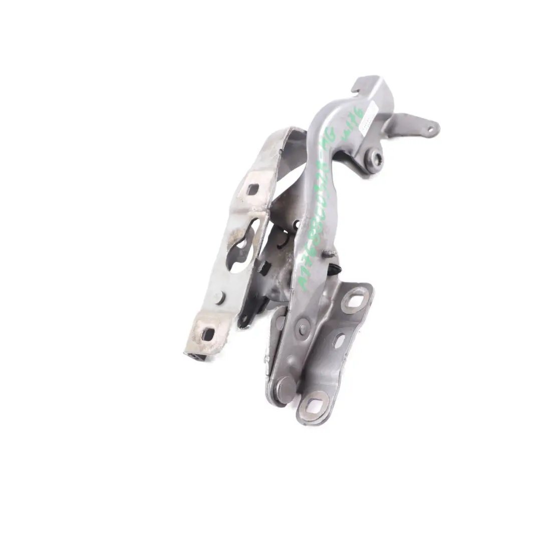 Hood Bonnet Hinge Front Left N/S Mountain Grey 787 to Mercedes W176 with Part number A1768800328 Mercedes W176 Hood Bonnet Hinge Front Left N/S Mountain Grey 787 - SKU A1768800328-MG - Part number A1768800328