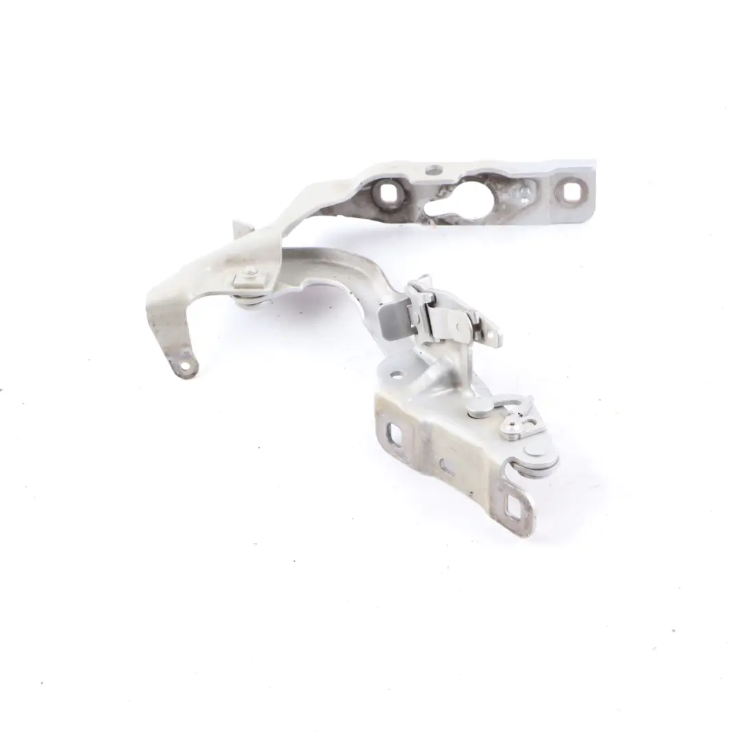 Hood Bonnet Hinge Front Left N/S Polar Silver - 761 to Mercedes W176 with Part number A1768800328 Mercedes W176 Hood Bonnet Hinge Front Left N/S Polar Silver - 761 - SKU A1768800328-PLS - Part number A1768800328