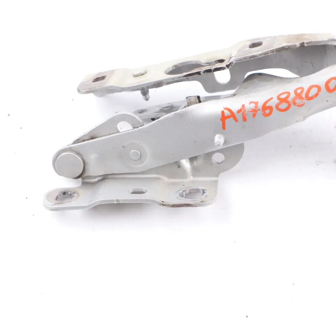 Mercedes W176 Hood Bonnet Hinge Front Left N/S Polar Silver - 761 - SKU A1768800328-PLS - Part number A1768800328