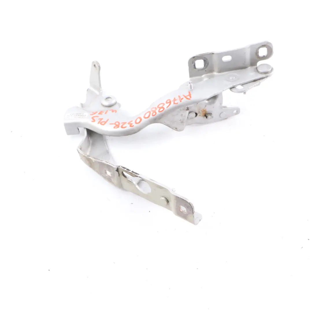 Mercedes W176 Hood Bonnet Hinge Front Left N/S Polar Silver - 761 - SKU A1768800328-PLS - Part number A1768800328