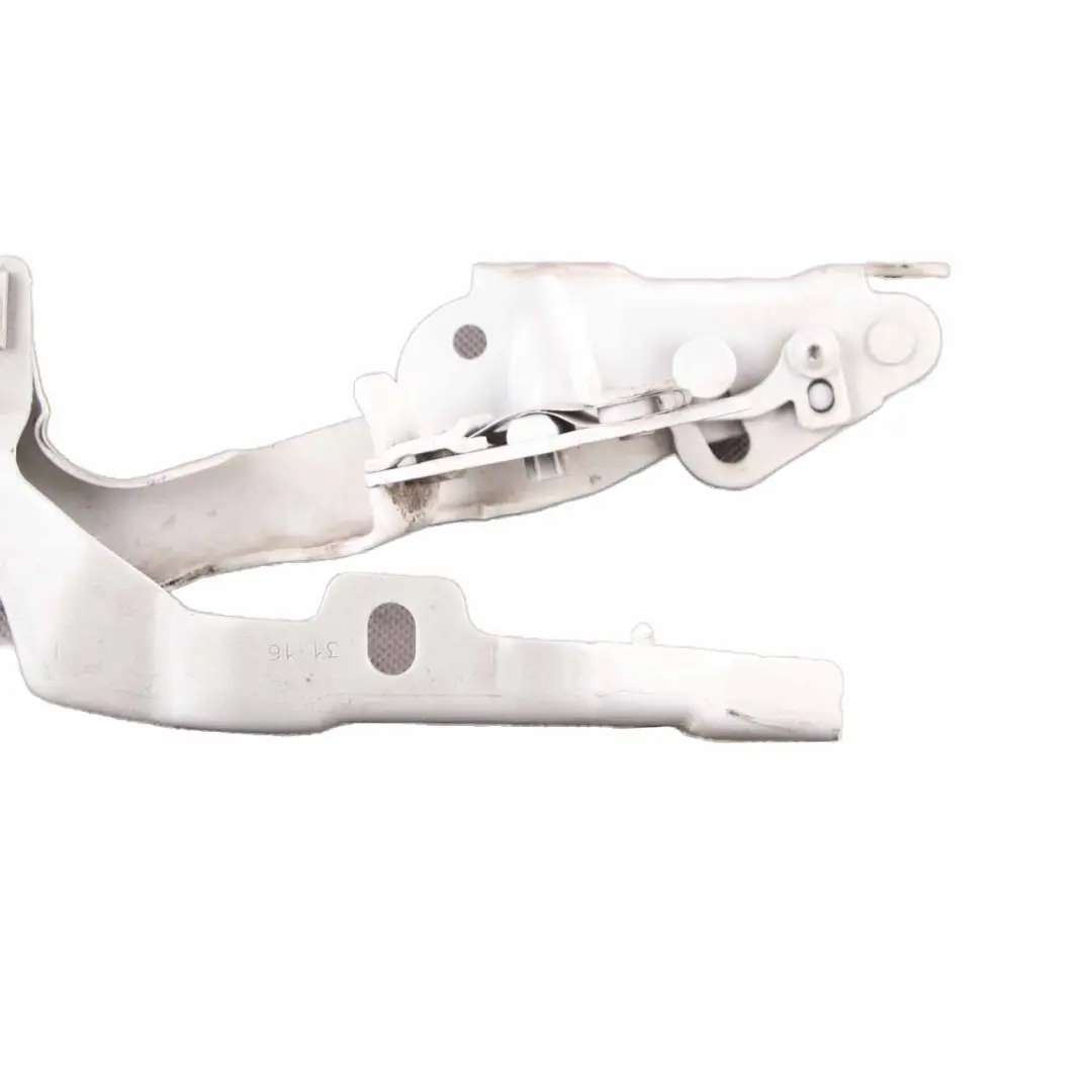 Hood Bonnet Hinge Right O/S Calcite White - 650 to Mercedes W176 with Part number A1768800428 Mercedes W176 Hood Bonnet Hinge Right O/S Calcite White - 650 - SKU A1768800428-CW - Part number A1768800428