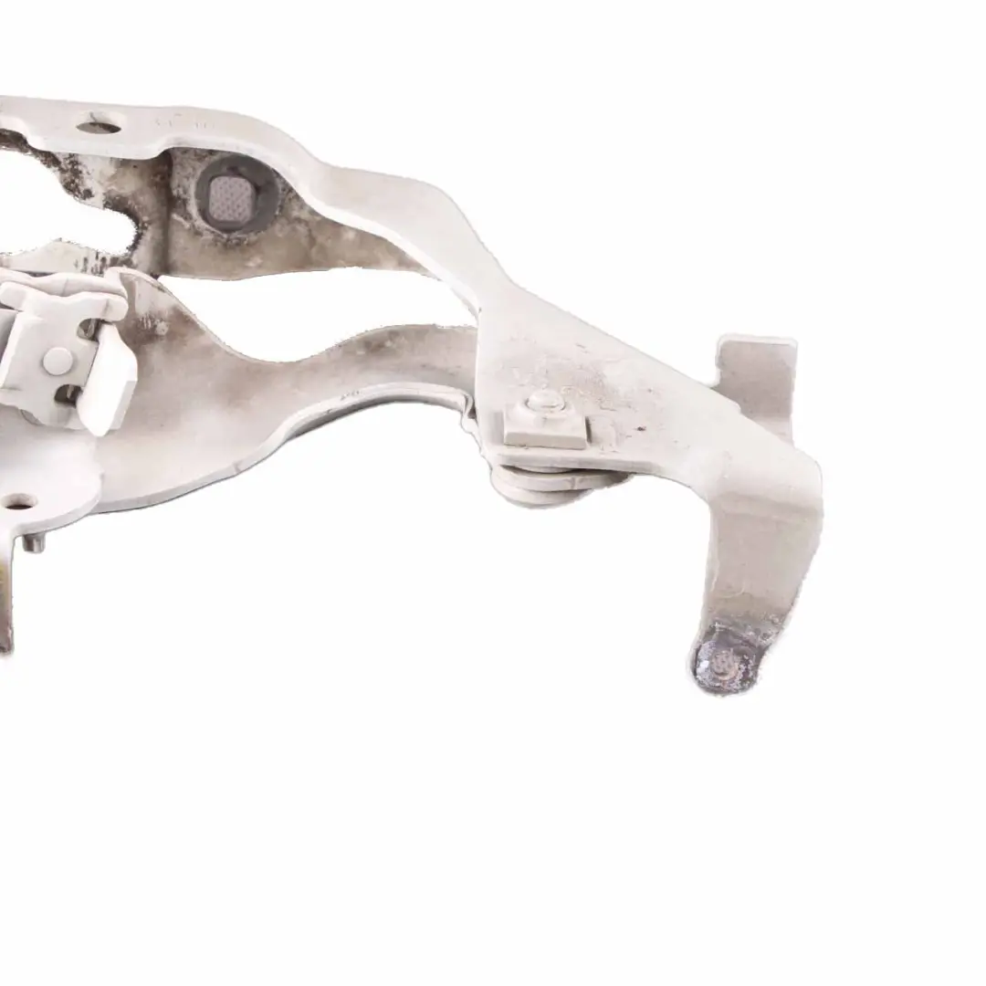 Hood Bonnet Hinge Right O/S Calcite White - 650 to Mercedes W176 with Part number A1768800428 Mercedes W176 Hood Bonnet Hinge Right O/S Calcite White - 650 - SKU A1768800428-CW - Part number A1768800428