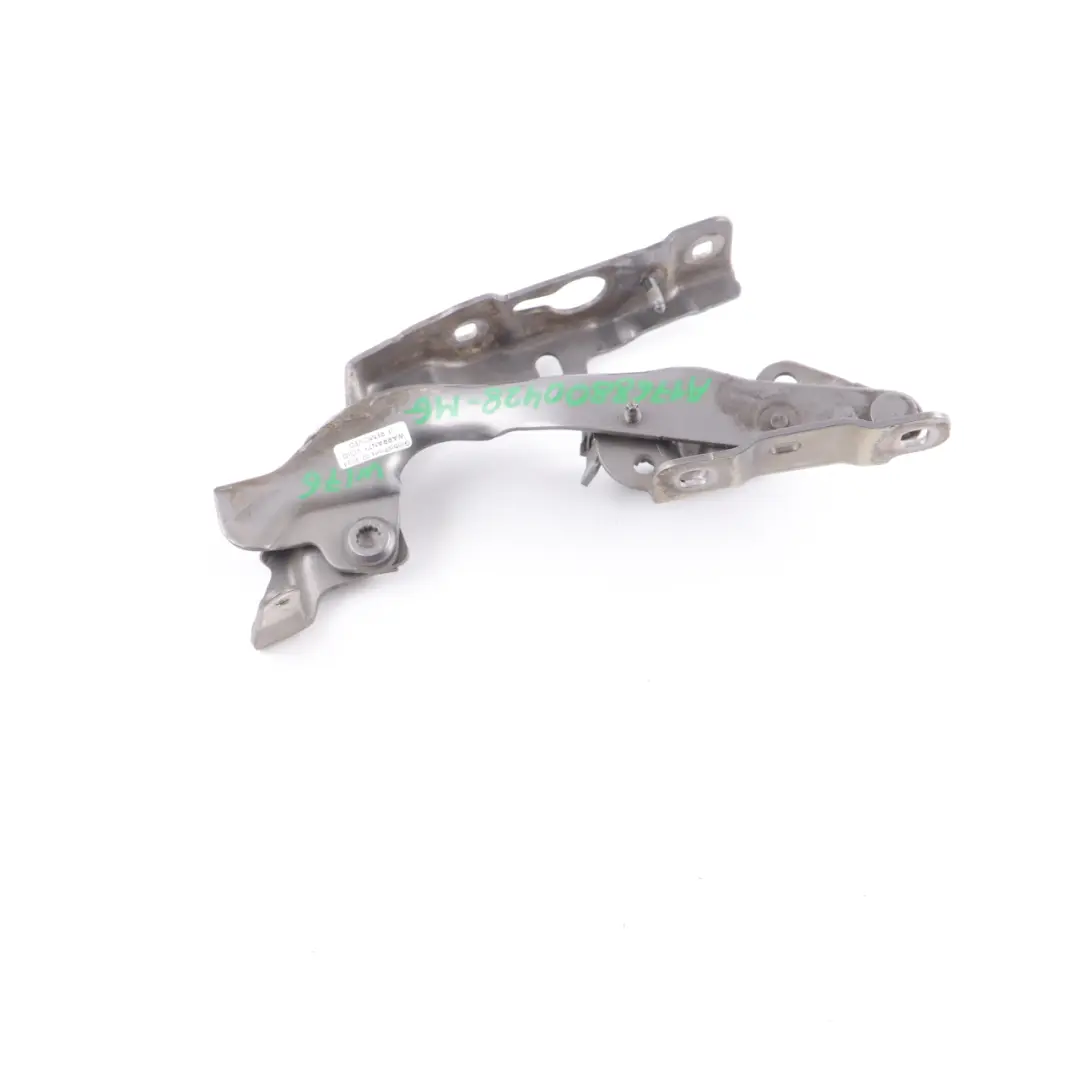 Mercedes W176 Hood Bonnet Hinge Front Right O/S Mountain Grey - 787 - SKU A1768800428-MG - Part number A1768800428