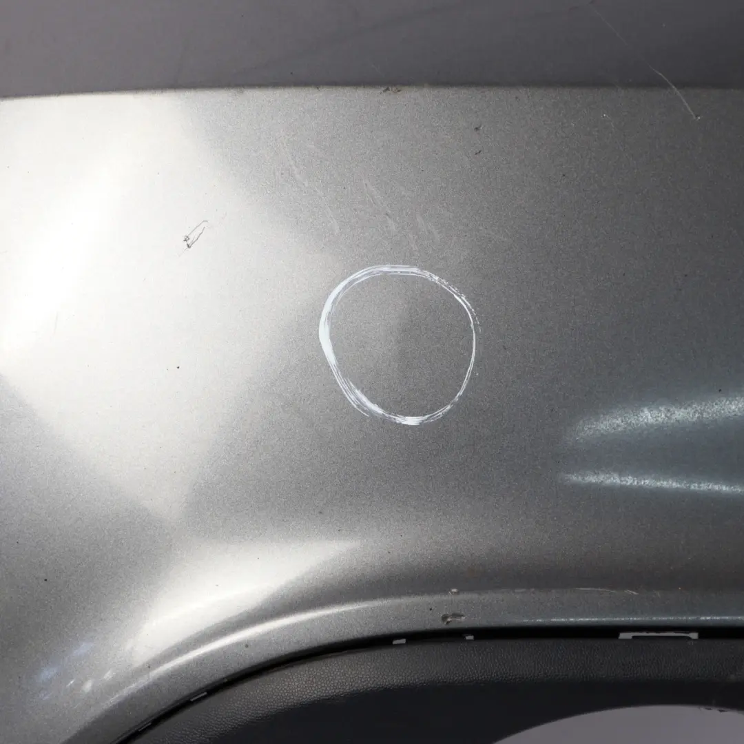 Bumper Rear Trim Panel Cover Mountain Grey Metallic - 787 to Mercedes W176 with Part number A1768800440 Mercedes W176 Bumper Rear Trim Panel Cover Mountain Grey Metallic - 787 - SKU A1768800440-MG - Part number A1768800440