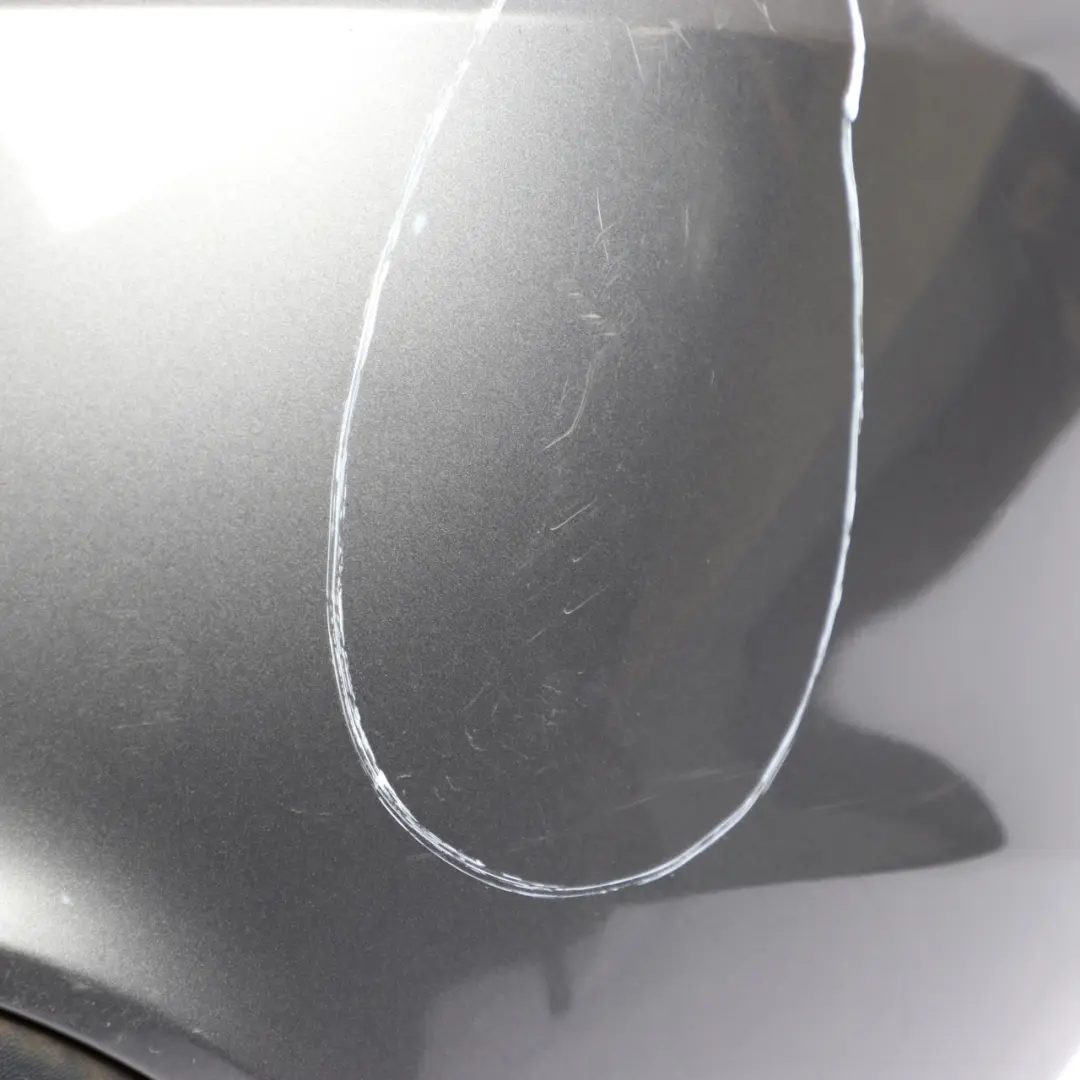 Bumper Rear Trim Panel Cover Mountain Grey Metallic - 787 to Mercedes W176 with Part number A1768800440 Mercedes W176 Bumper Rear Trim Panel Cover Mountain Grey Metallic - 787 - SKU A1768800440-MG - Part number A1768800440