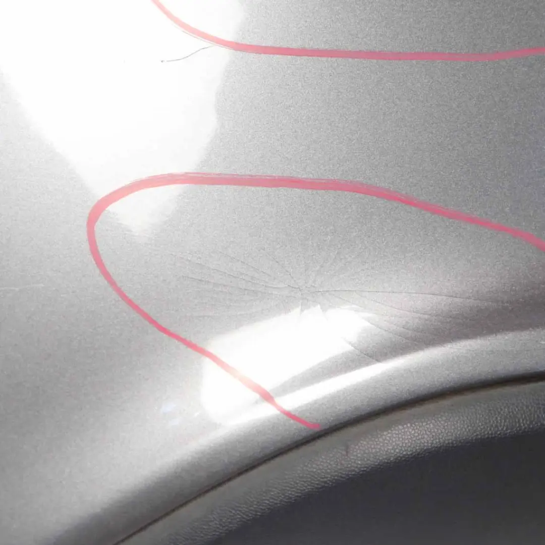 Bumper Rear Trim Panel Covering Mountain Grey Metallic - 787 to Mercedes W176 with Part number A1768850425 Mercedes W176 Bumper Rear Trim Panel Covering Mountain Grey Metallic - 787 - SKU A1768850425-MG - Part number A1768850425