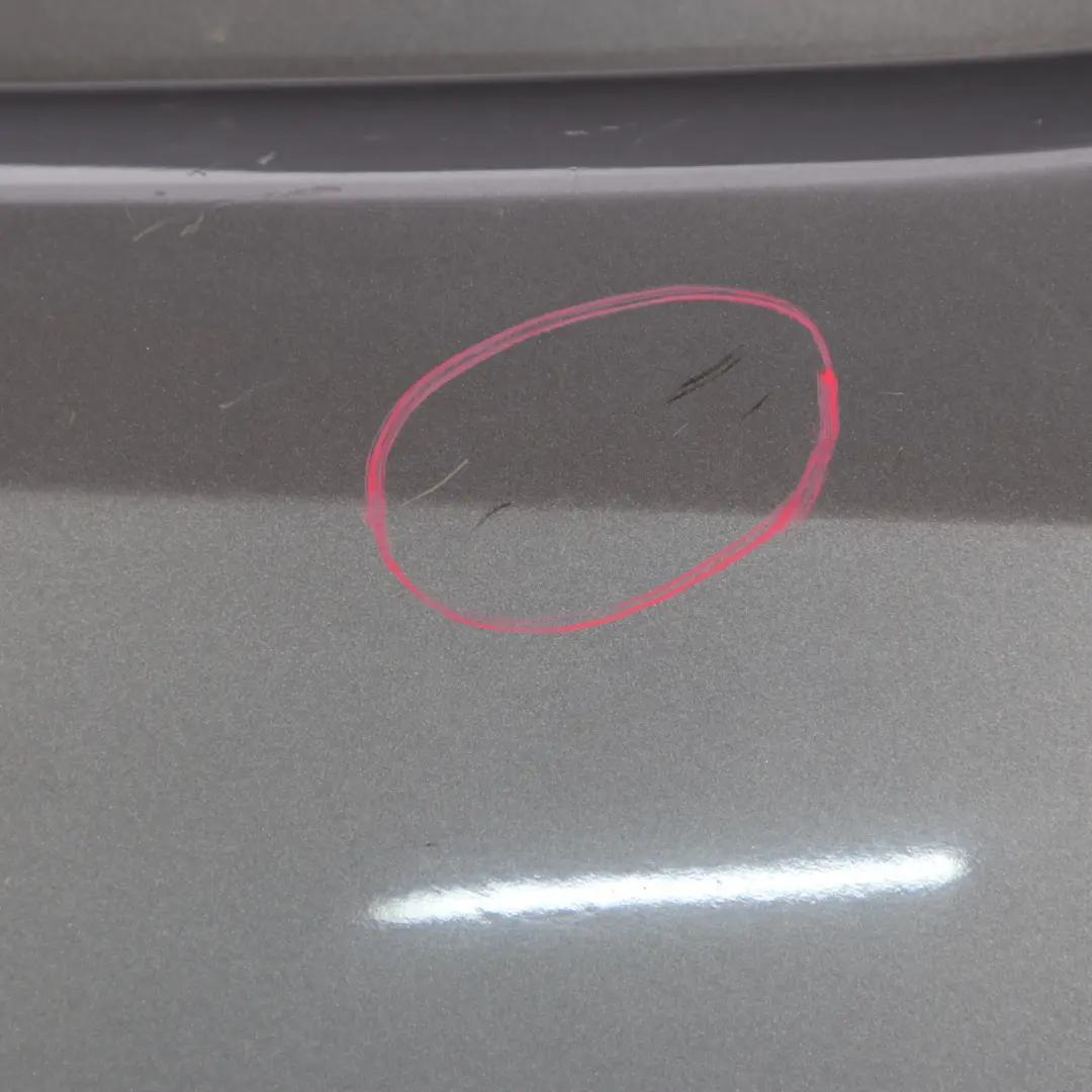 Bumper Rear Trim Panel Covering Mountain Grey Metallic - 787 to Mercedes W176 with Part number A1768850425 Mercedes W176 Bumper Rear Trim Panel Covering Mountain Grey Metallic - 787 - SKU A1768850425-MG - Part number A1768850425